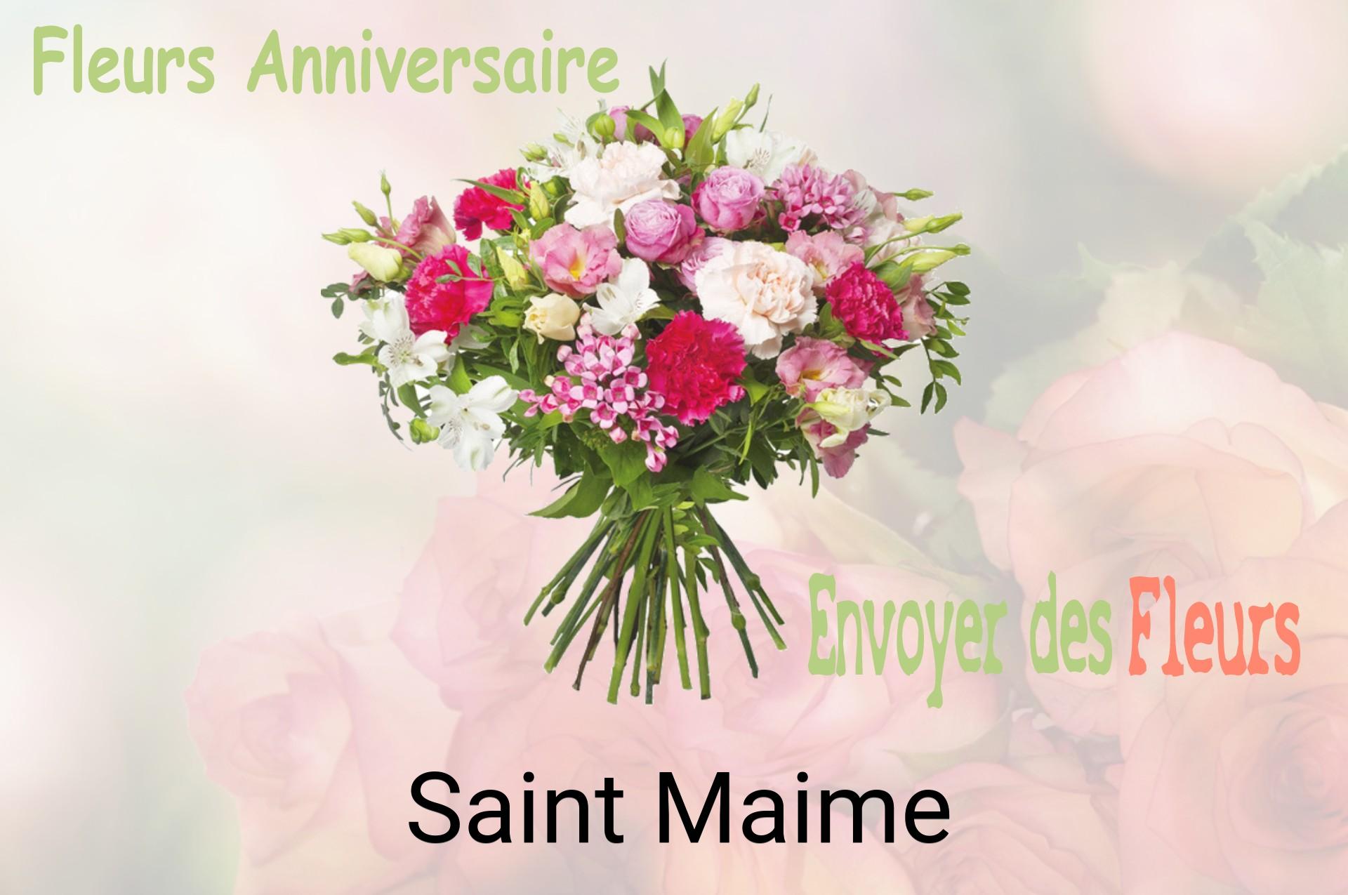 Bouquet de fleurs d’anniversaire livré à Saint-Maime