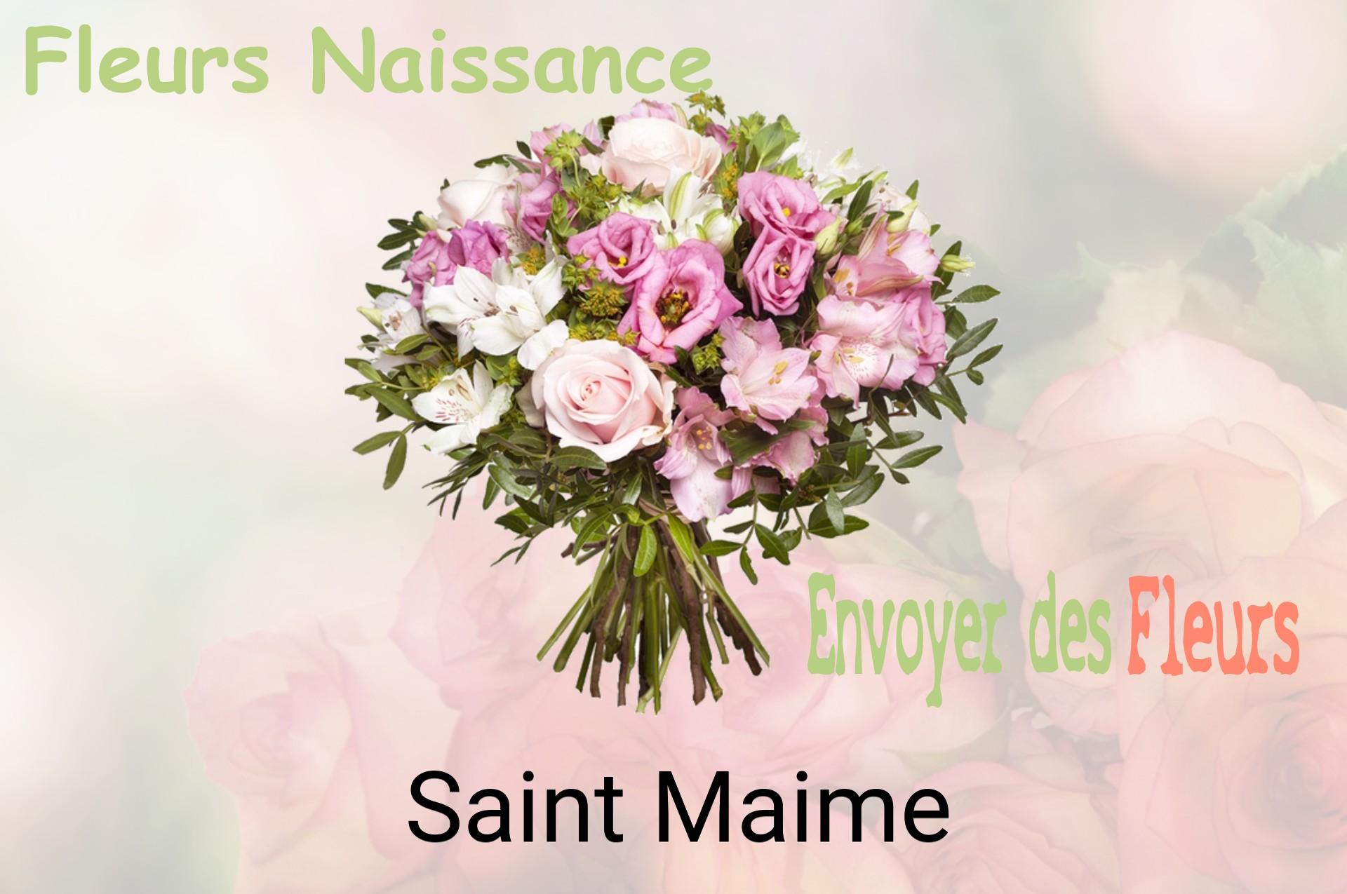 Bouquet de fleurs de naissance livré à Saint-Maime